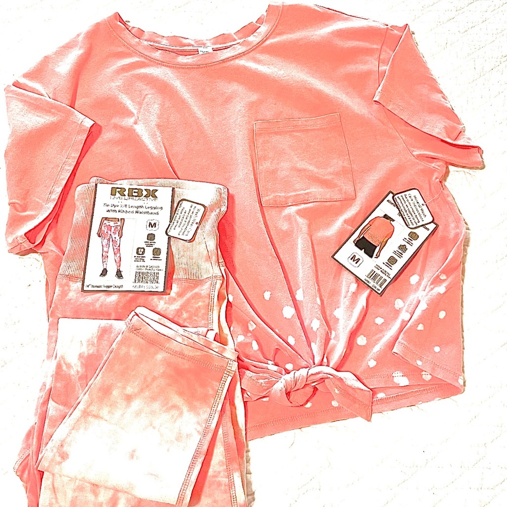 Leggings and top set ( NEW ITEM WITH TAGS ) Size M